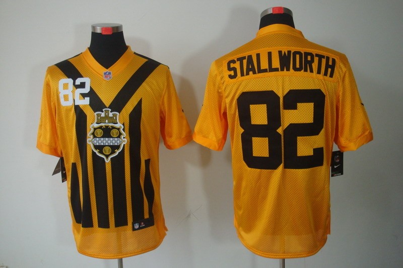 Men 2025 Pittsburgh Steelers 82 Stallworth yellow Nike Limited NFL Jersey